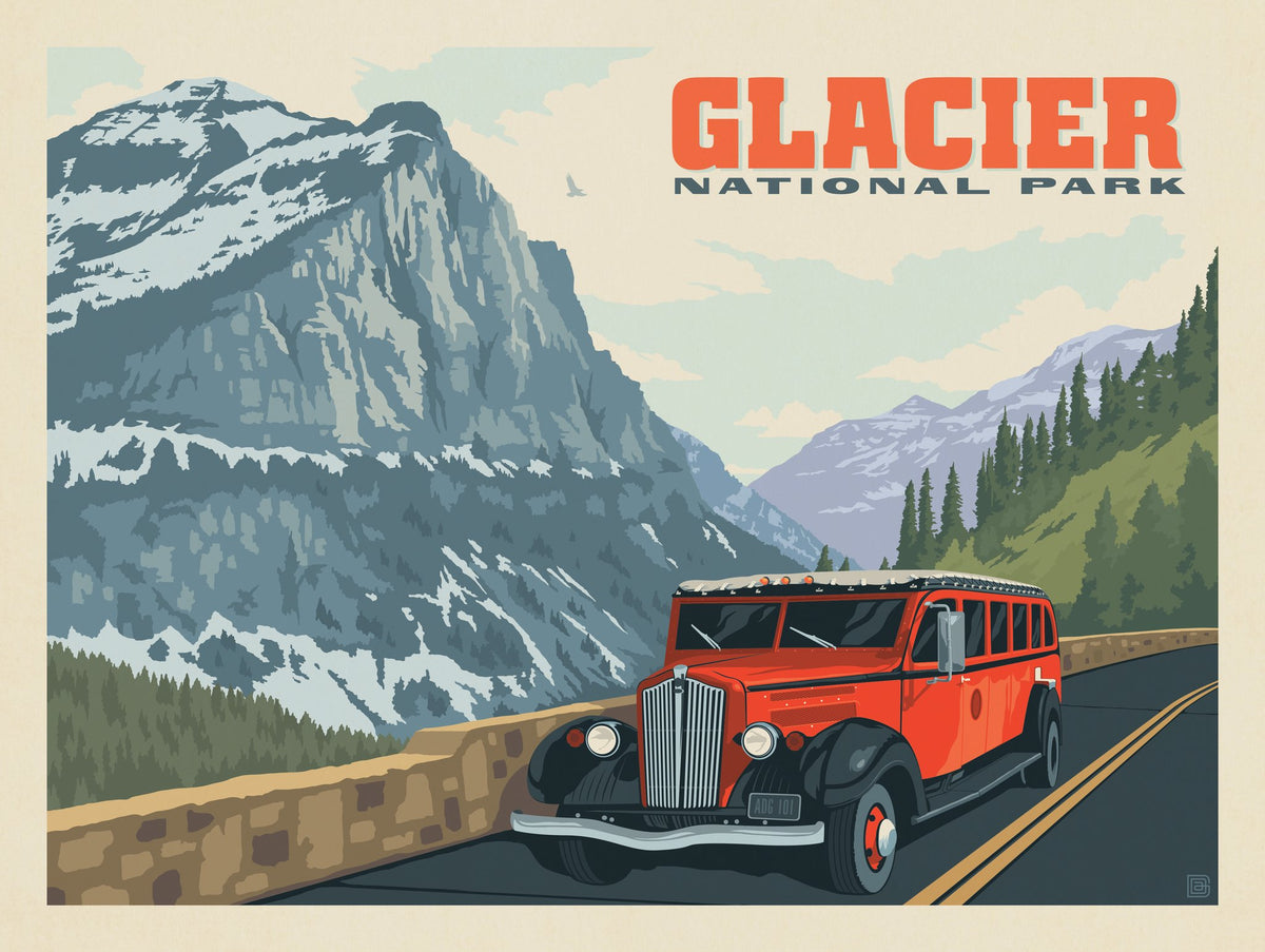 Glacier National Park: Going To The Sun Road (Horizontal) - Puzzle - Artwork