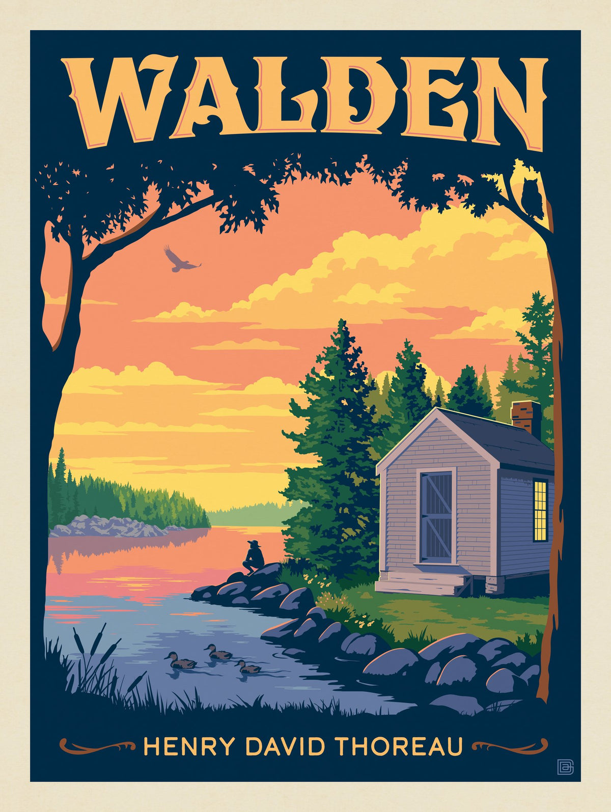 Walden: Henry David Thoreau - Puzzle - Artwork