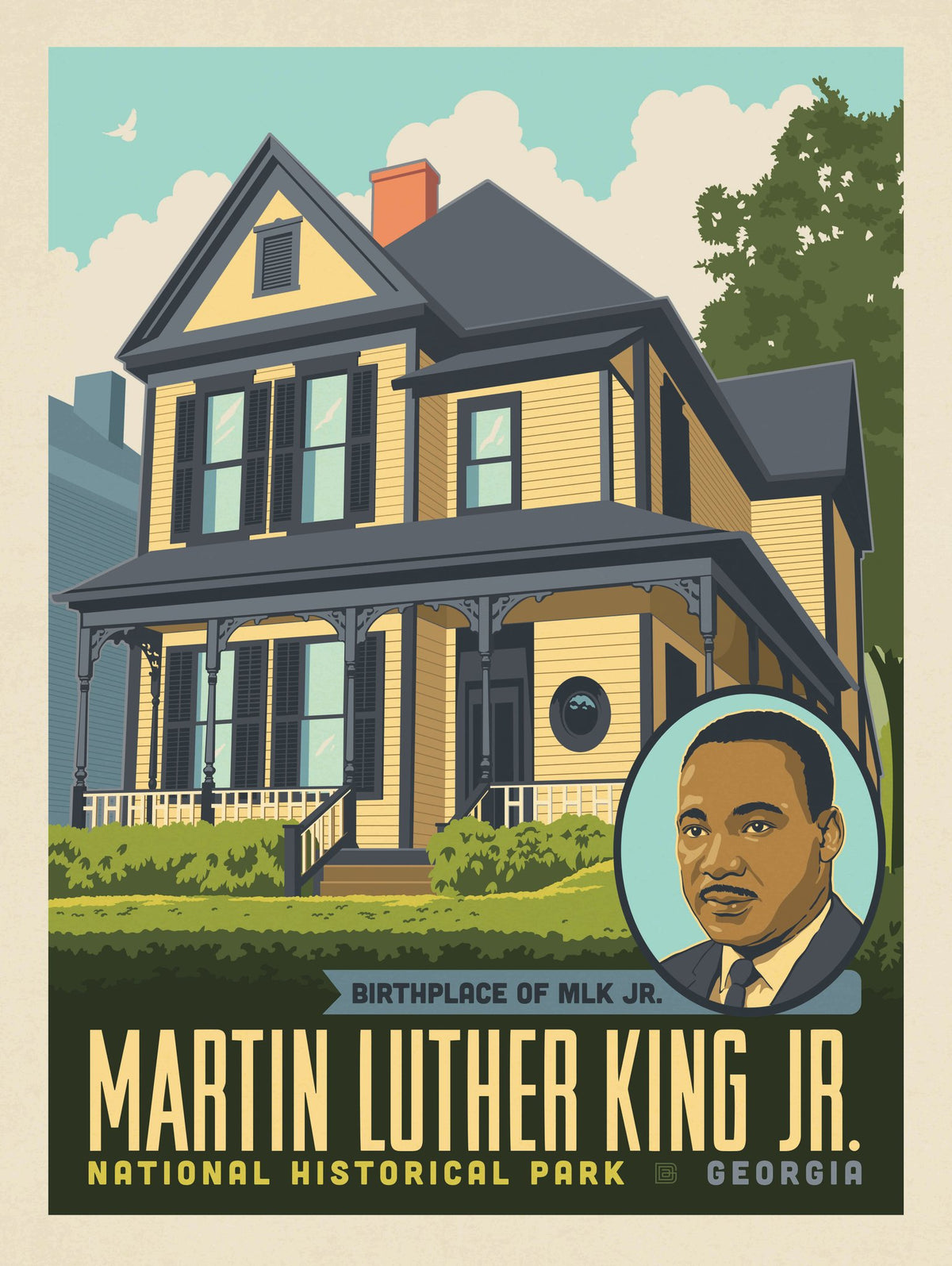 Martin Luther King, Jr. National Historical Park, GA - Puzzle - Artwork