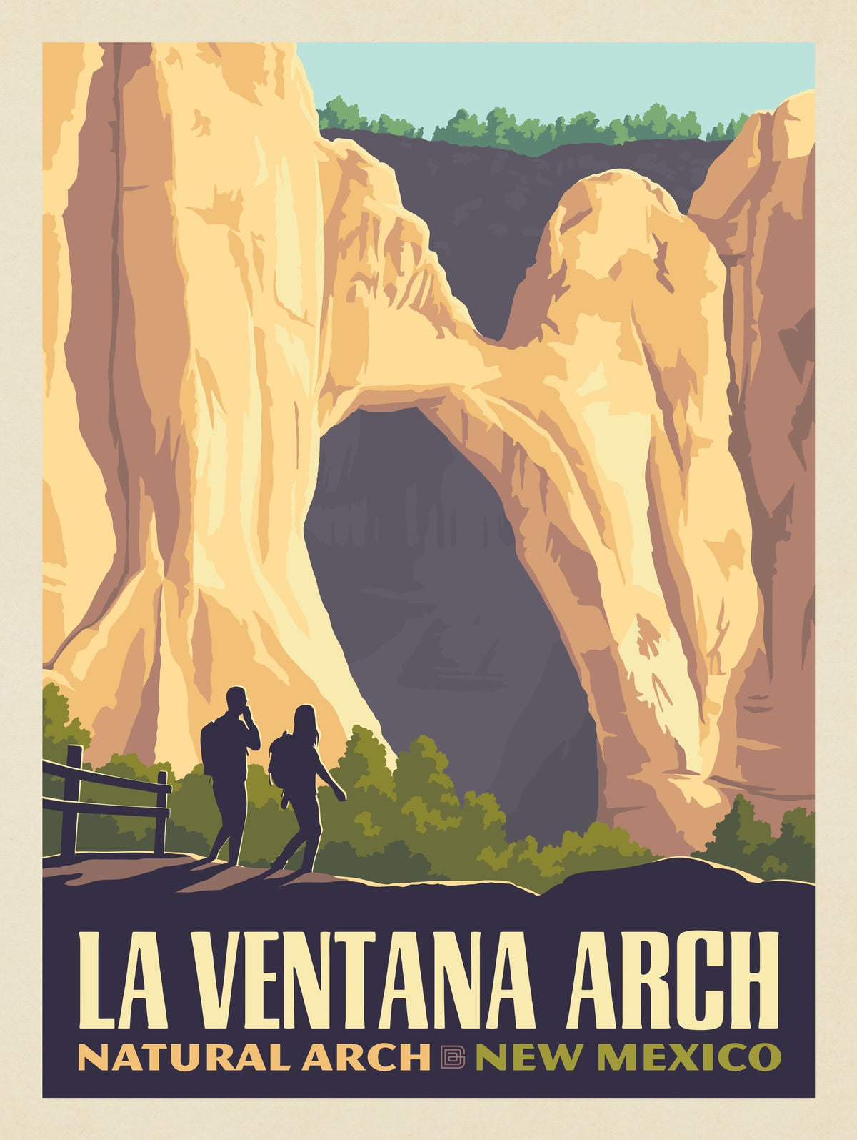 La Ventana Natural Arch, New Mexico - Puzzle - Artwork