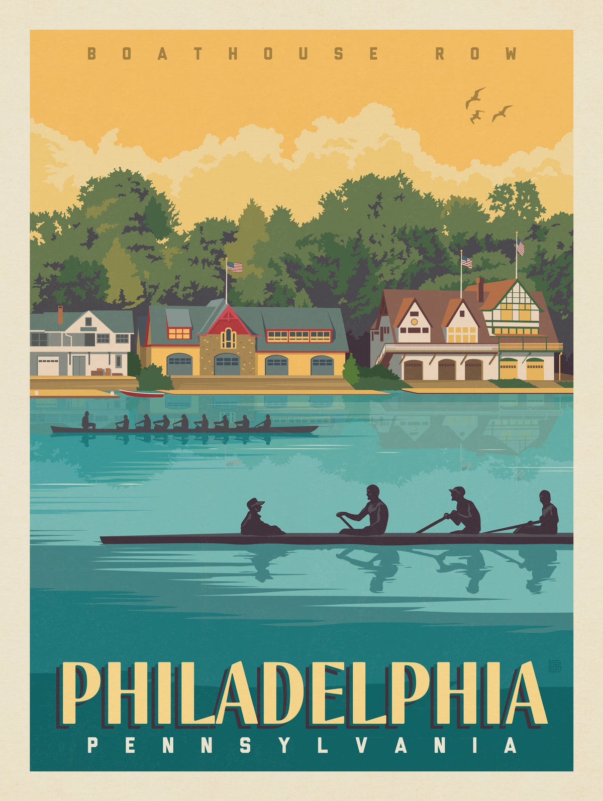 Philadelphia: Boathouse Row - Puzzle - Artwork