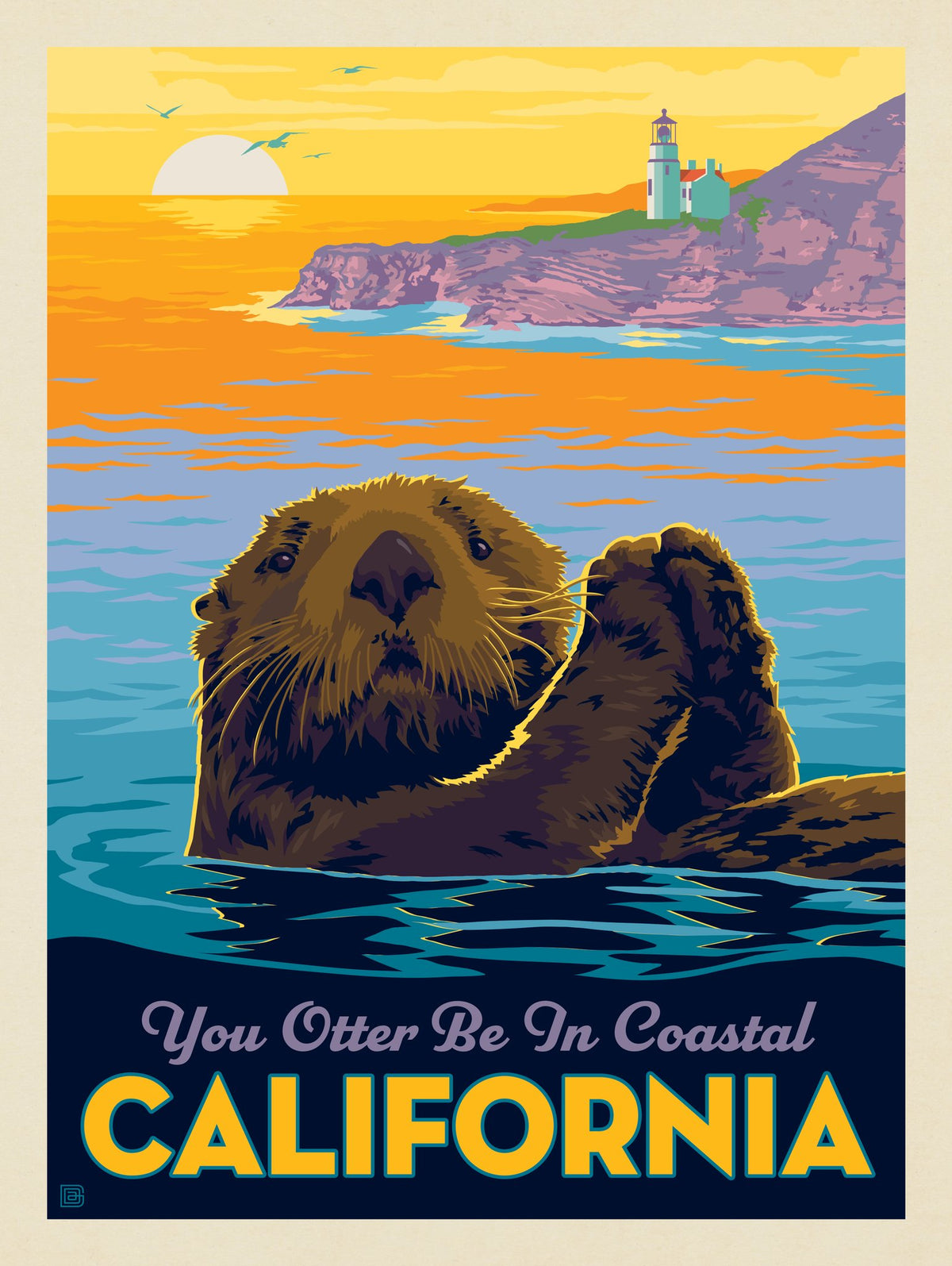 Coastal California: Sea Otter - Puzzle - Artwork