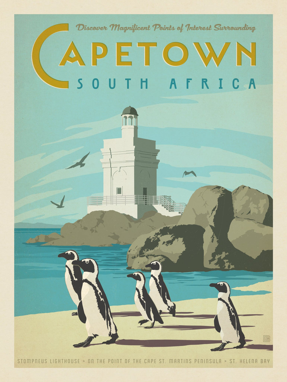 South Africa: Cape Town - Puzzle - Artwork