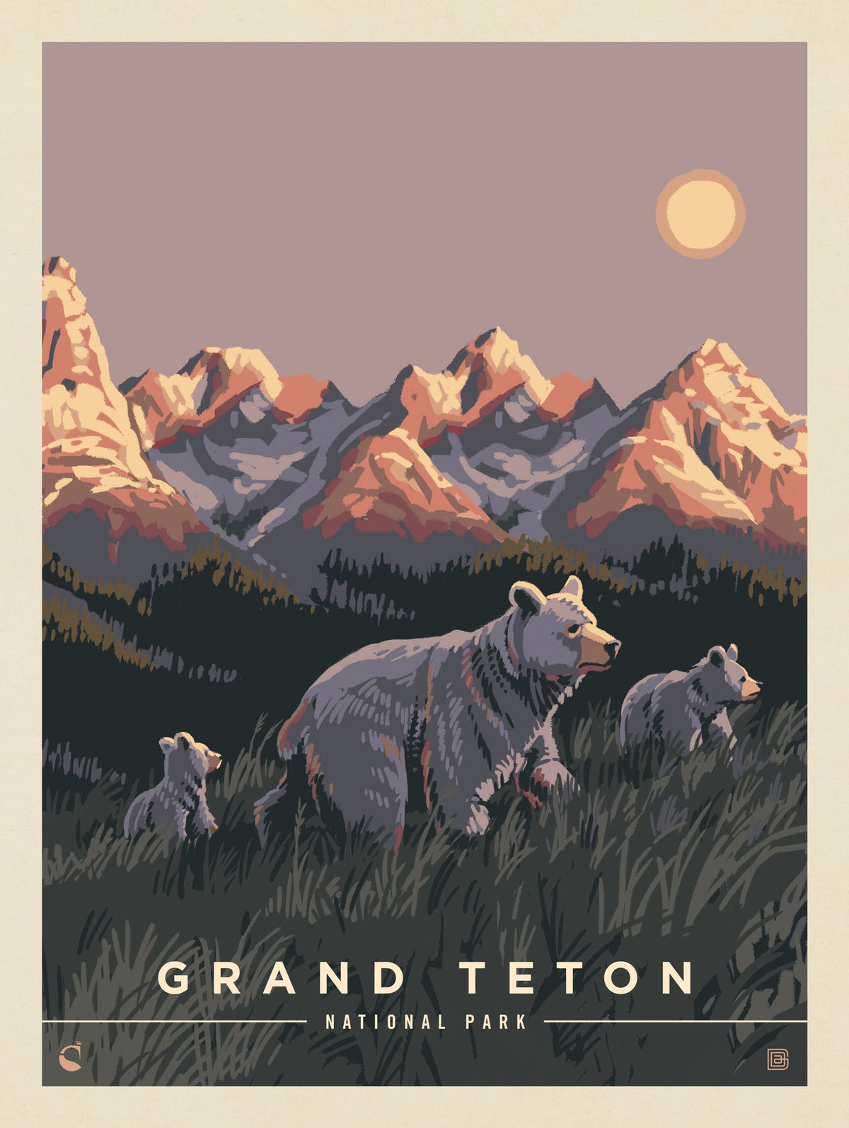 Grand Teton National Park: Cub Scouts - Puzzle - Artwork