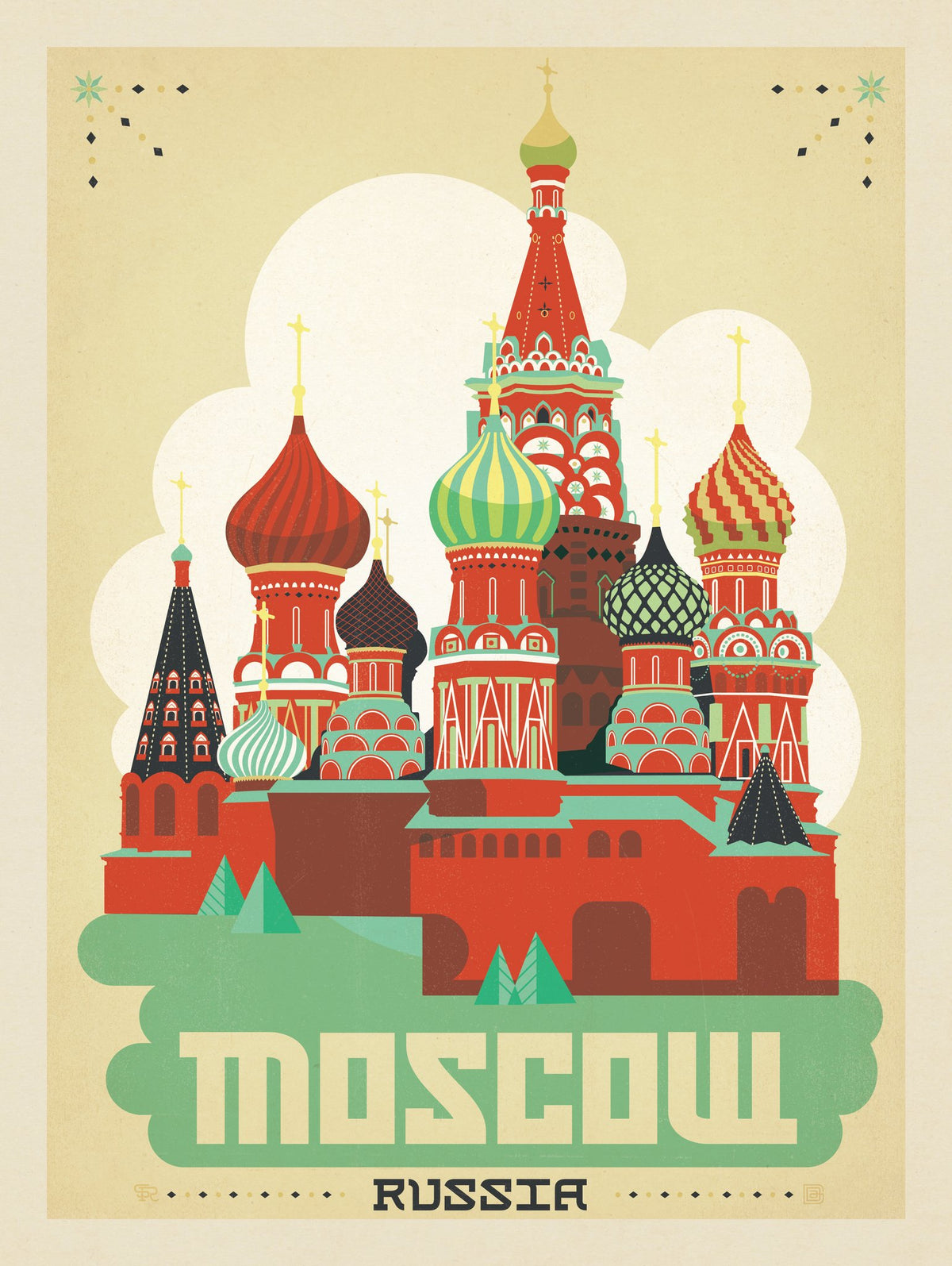 Russia: Moscow - Puzzle - Artwork