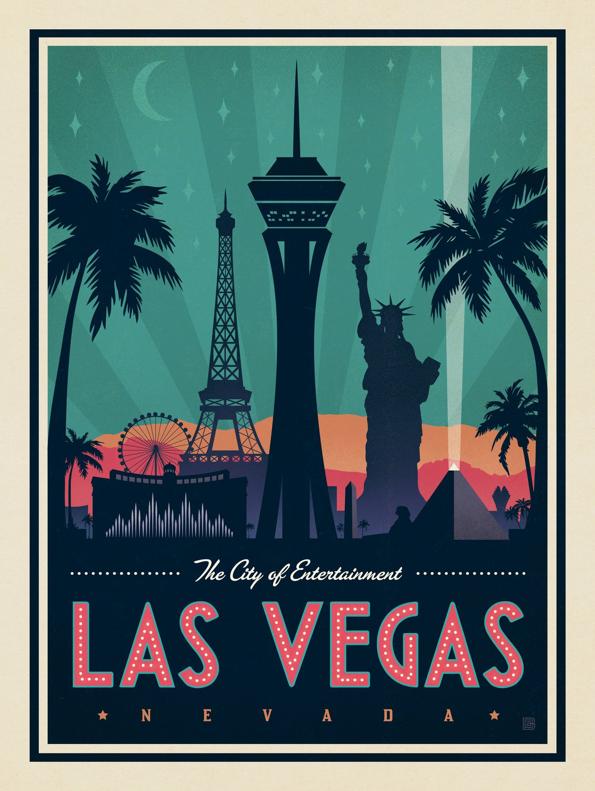 Las Vegas: City of Entertainment - Puzzle - Artwork
