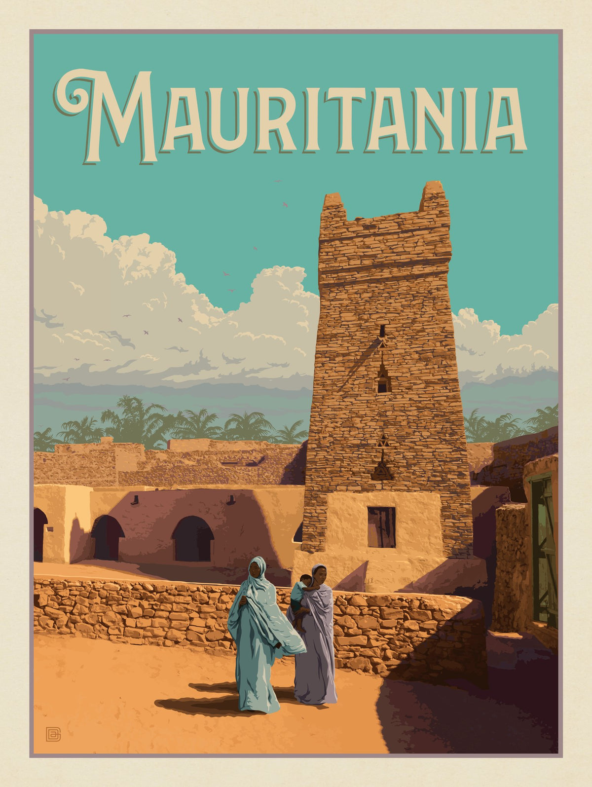 Mauritania, Africa - Puzzle - Artwork