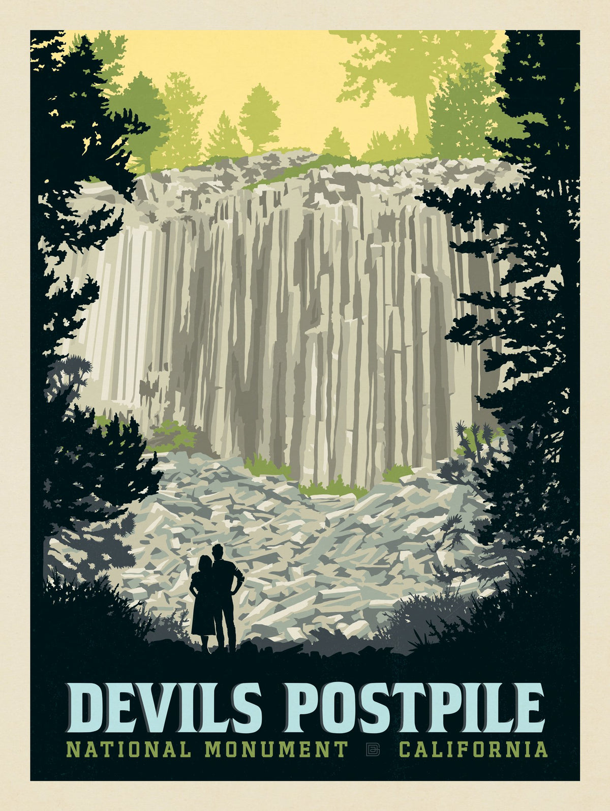 Devils Postpile National Monument, California - Puzzle - Artwork