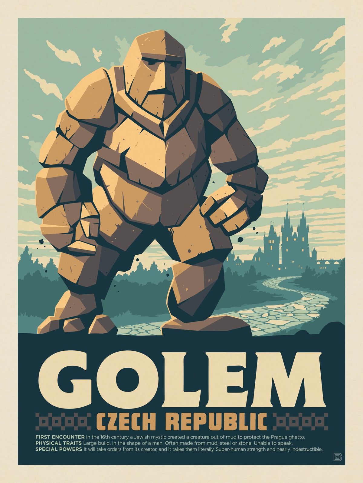 Mythical Creatures: Golem (Czech Republic) - Puzzle - Artwork