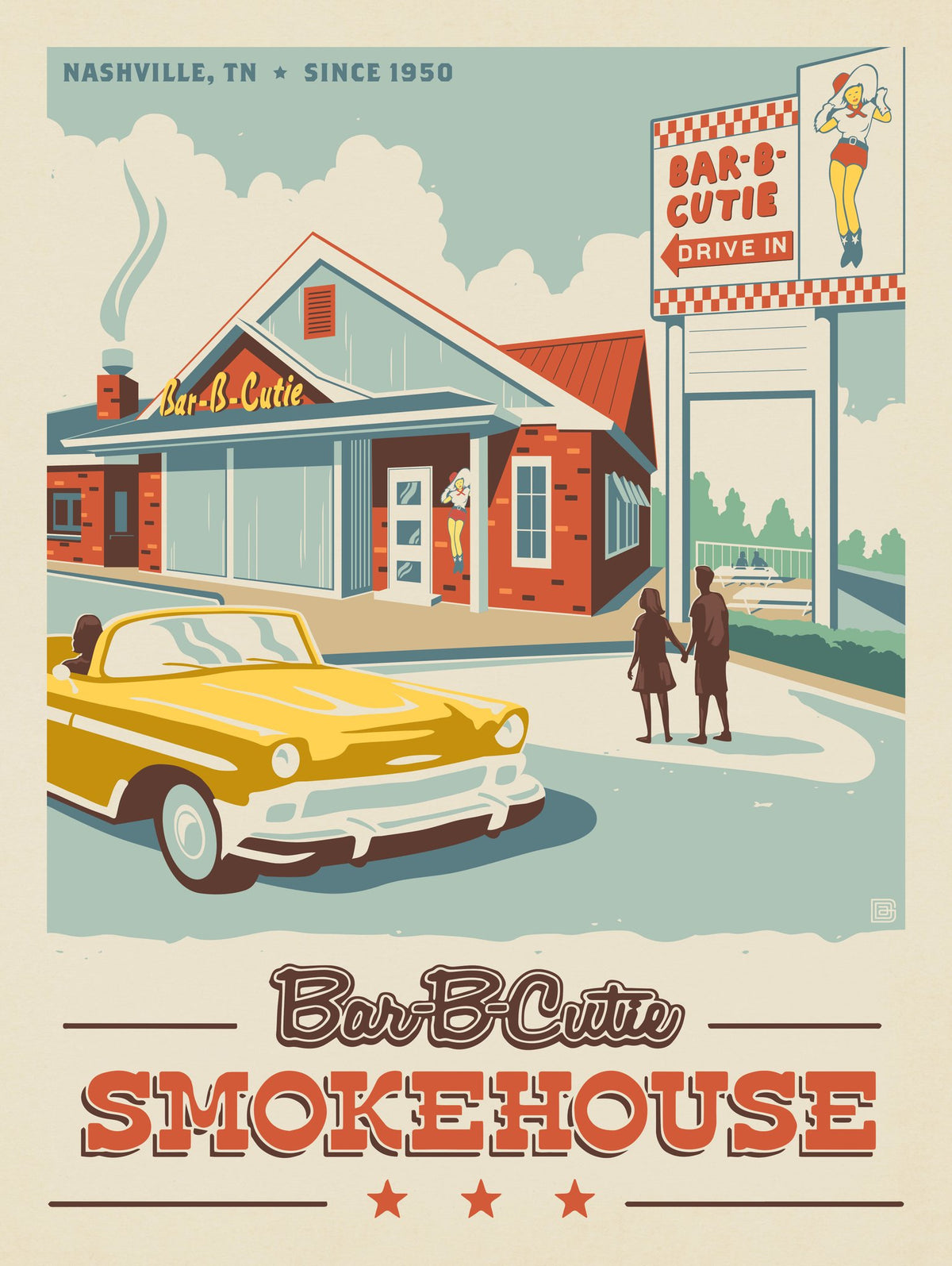 Bar-B-Cutie SmokeHouse - Puzzle - Artwork