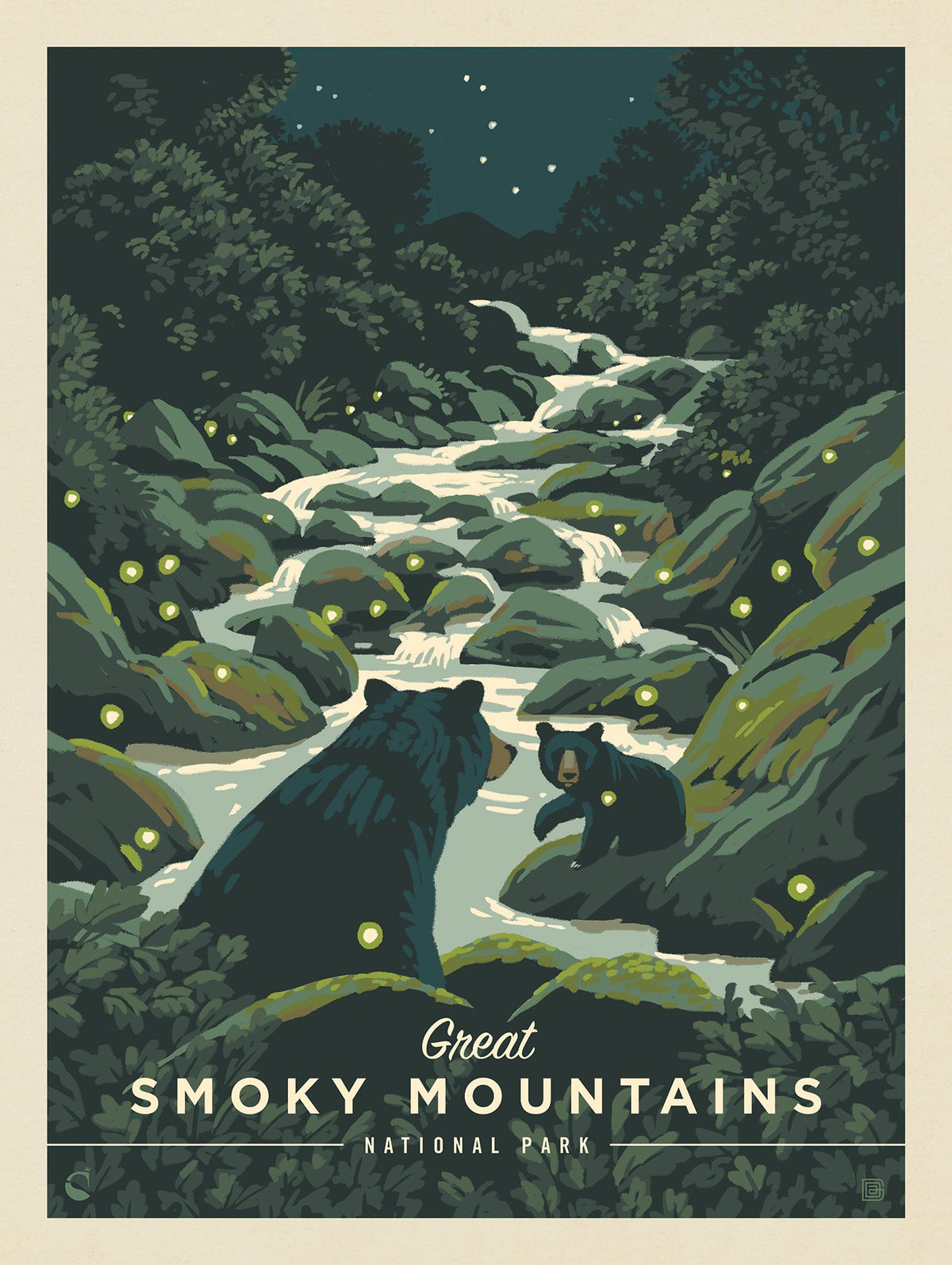 Great Smoky Mountains National Park: Little Dipper - Puzzle - Artwork