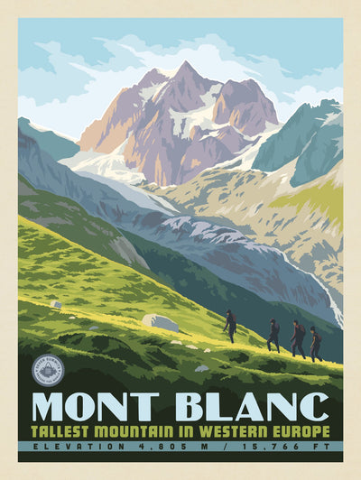 7 Summits: Mont Blanc-Tallest Mountain in Western Europe - Puzzle