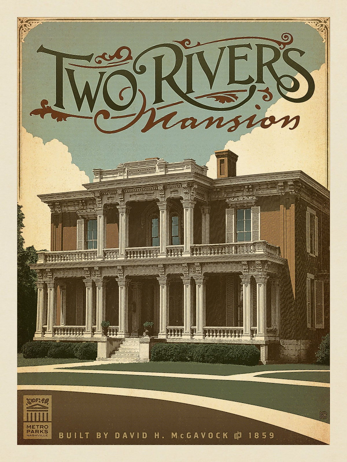 Metro Parks: Two Rivers Mansion - Puzzle - Artwork