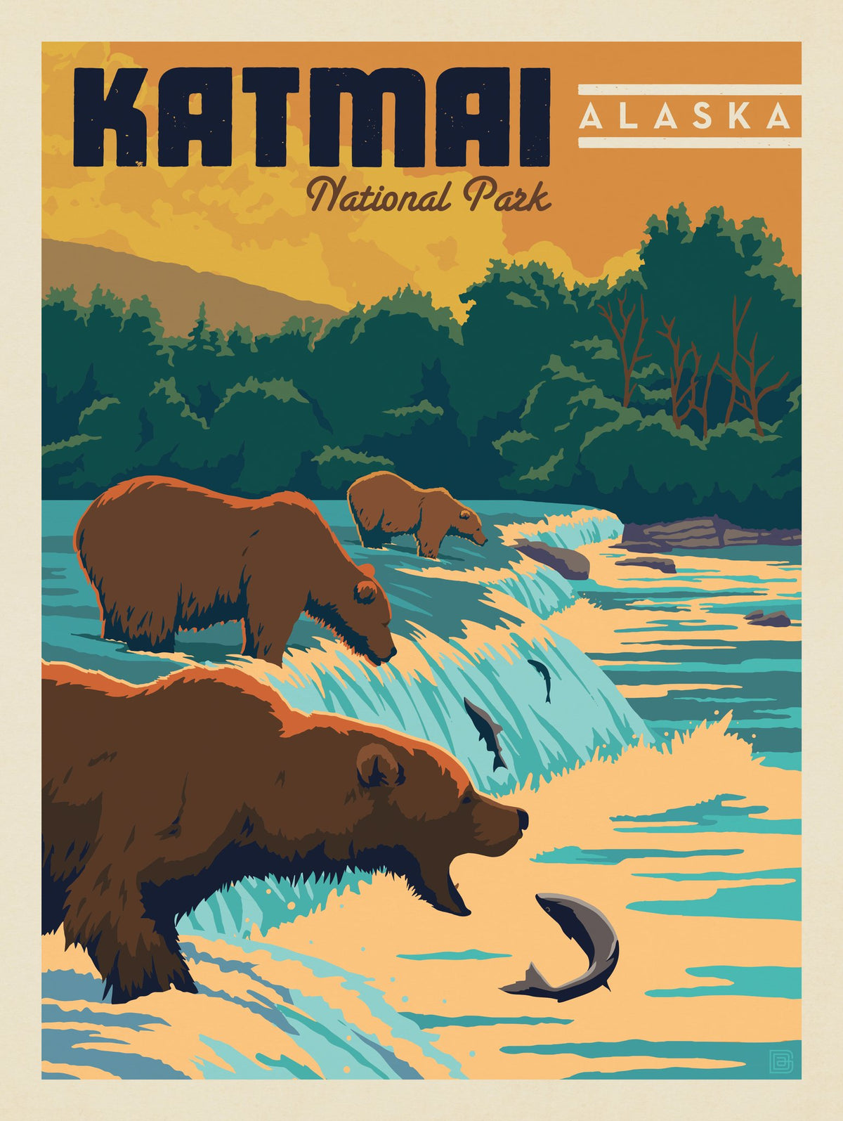 Katmai National Park - Puzzle - Artwork