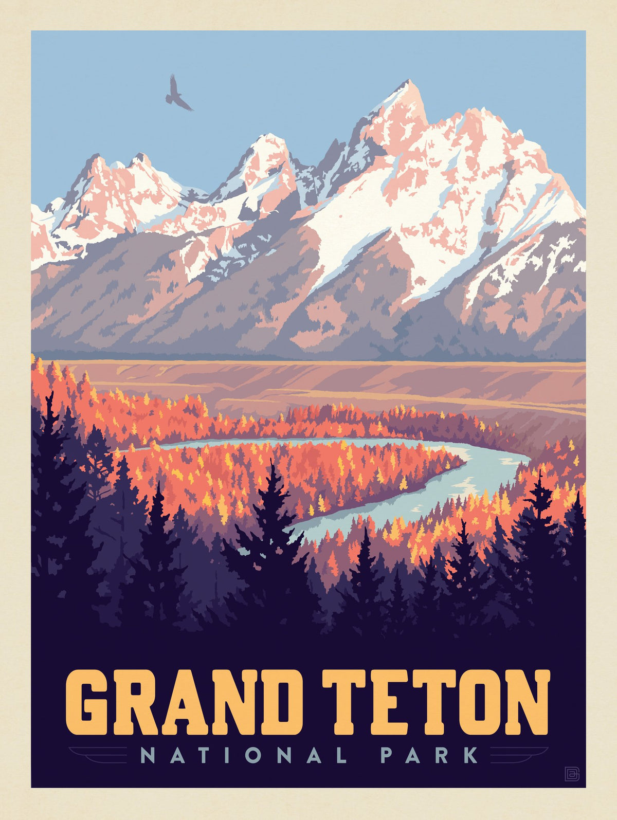 Grand Teton National Park: Snake River Valley - Puzzle - Artwork