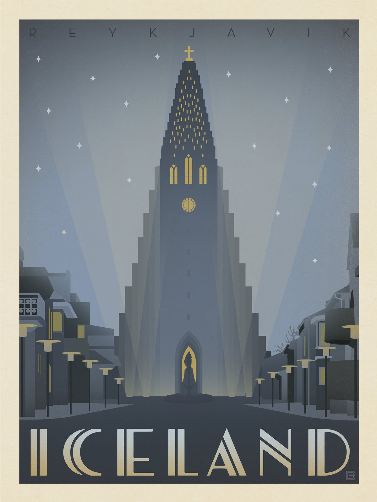 Iceland: Reykjavik - Puzzle - Artwork