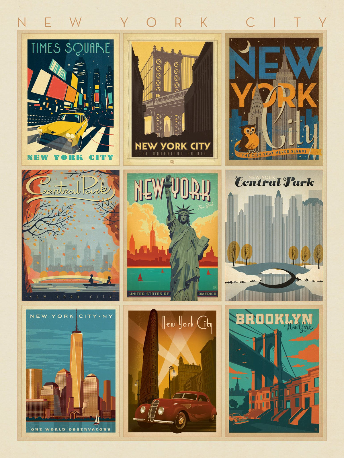 New York City: Multi-Image Print - Puzzle - Artwork