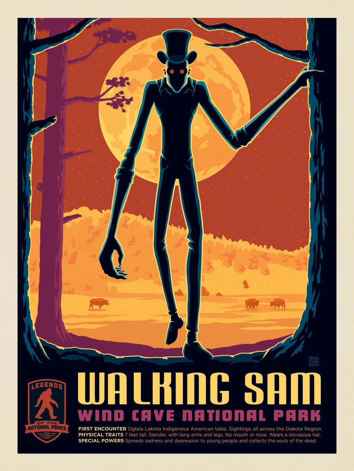 Legends Of The National Parks: Wind Cave's Walking Sam - Puzzle - Artwork
