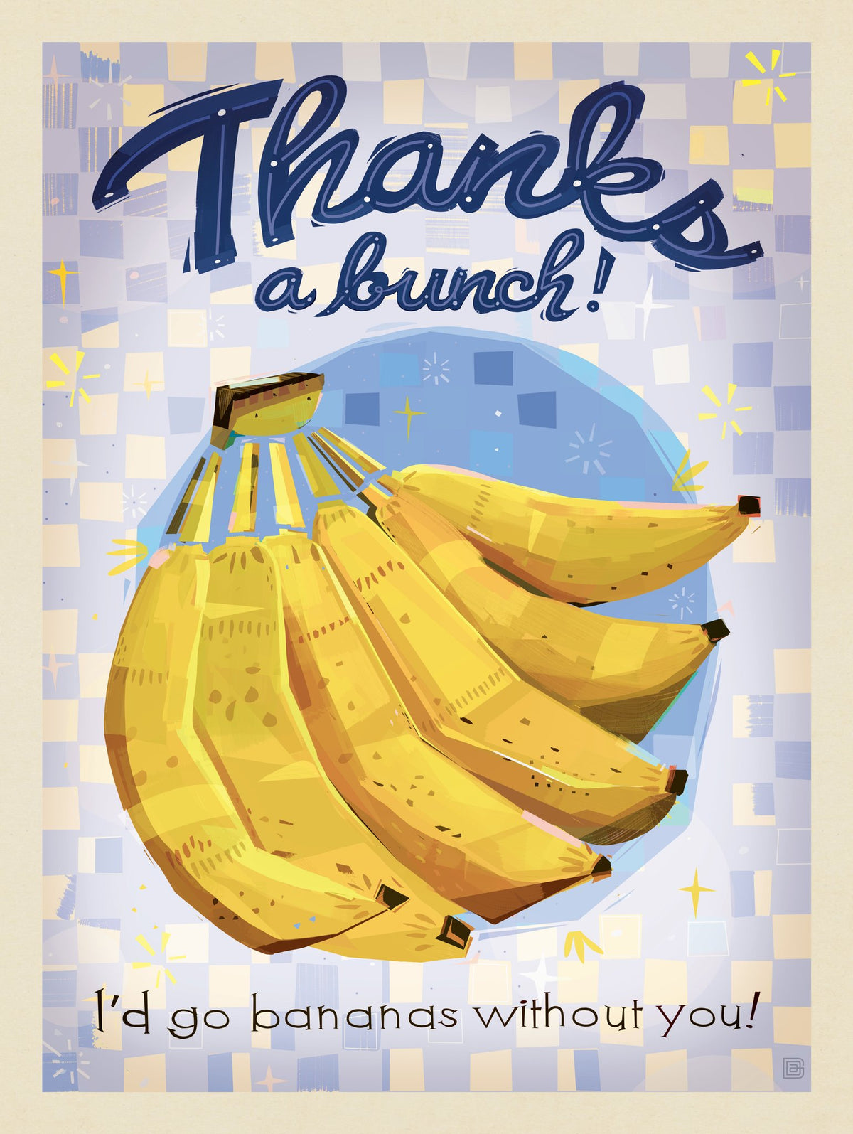 A Greeting Card: Thanks A Bunch! - Puzzle - Artwork