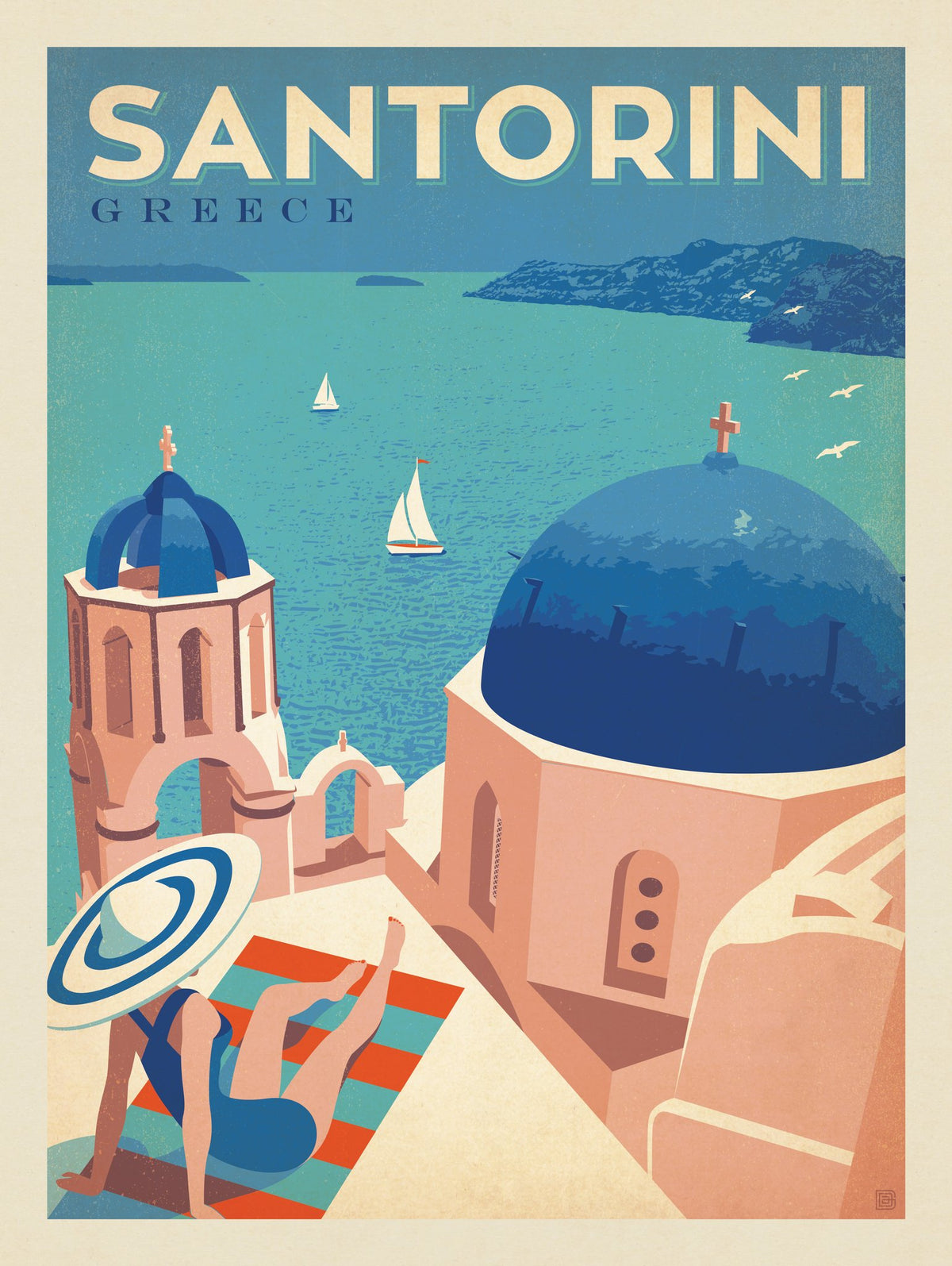 Greece: Santorini - Puzzle - Artwork