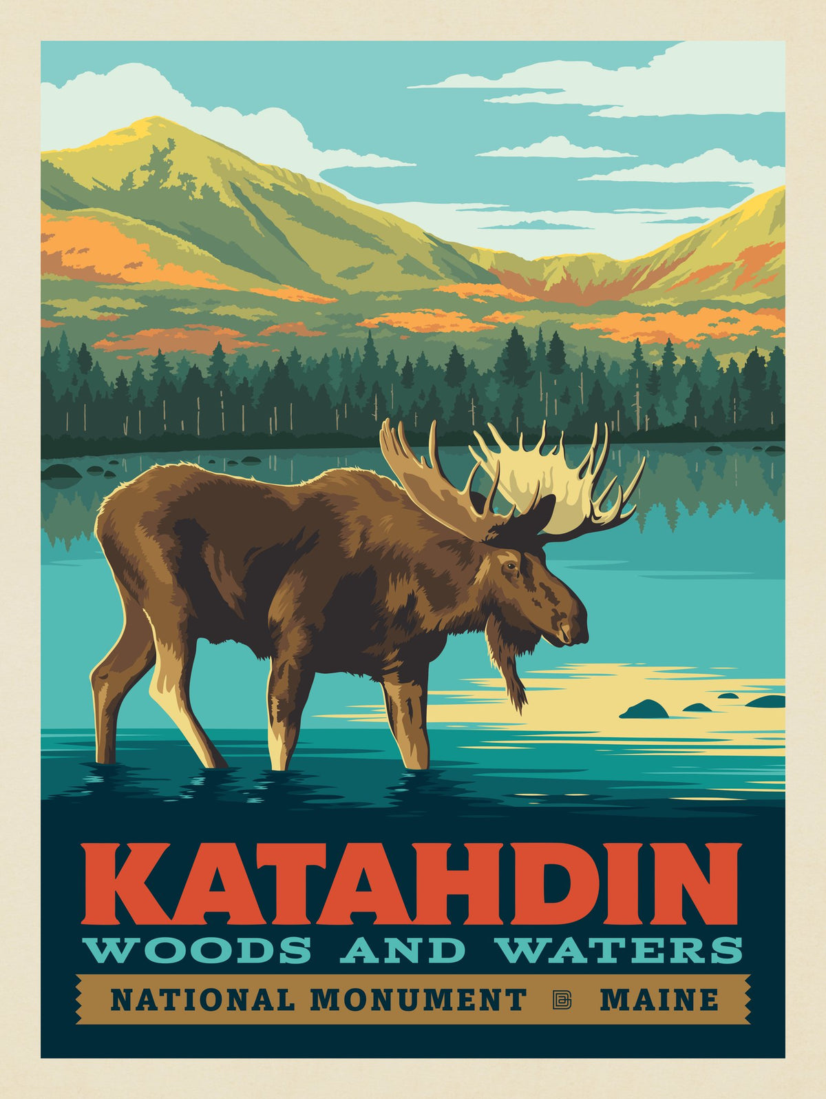 Katahdin Woods And Waters National Monument, Maine  - Puzzle - Artwork