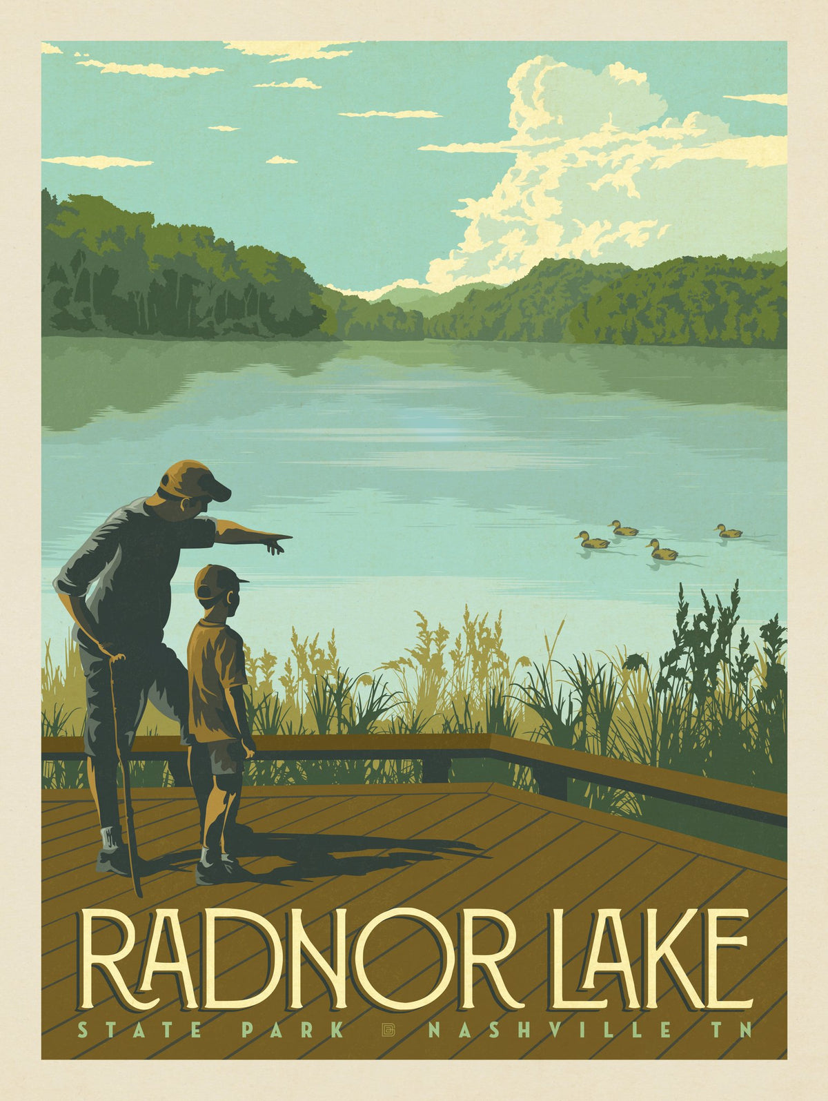 Radnor Lake: Summer - Puzzle - Artwork