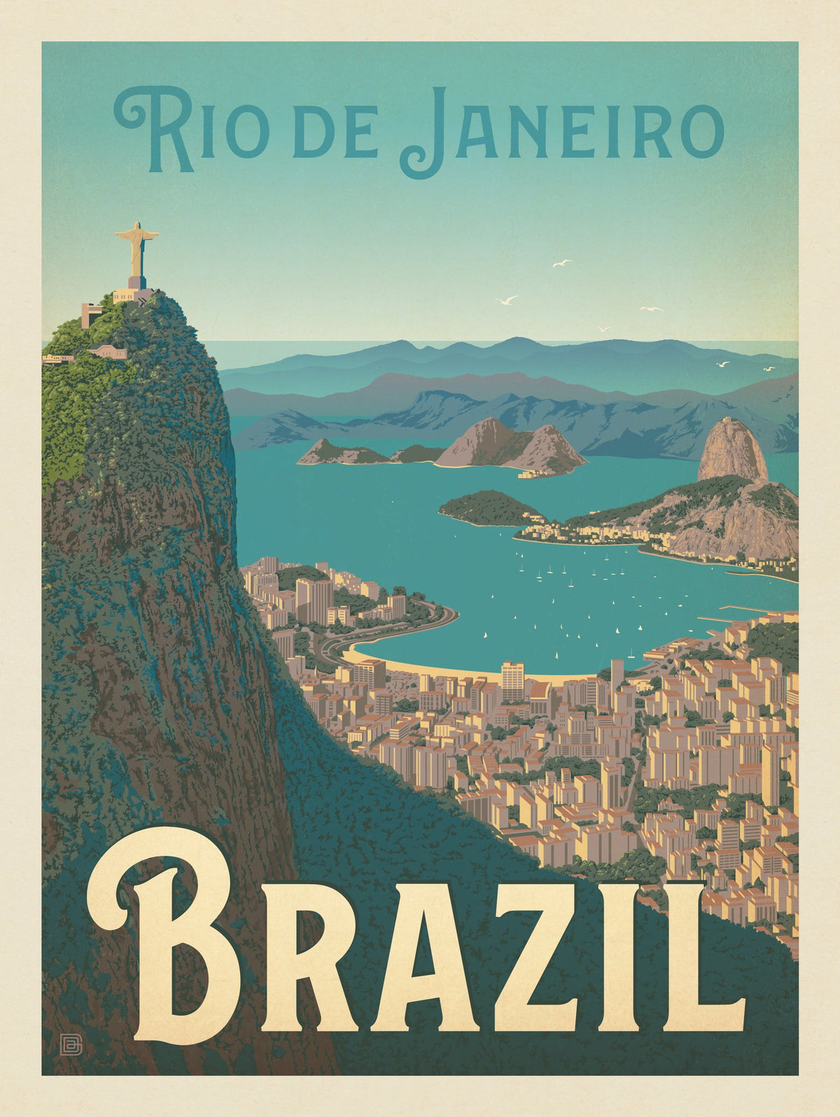 Brazil: Rio de Janeiro Harbor View - Puzzle - Artwork