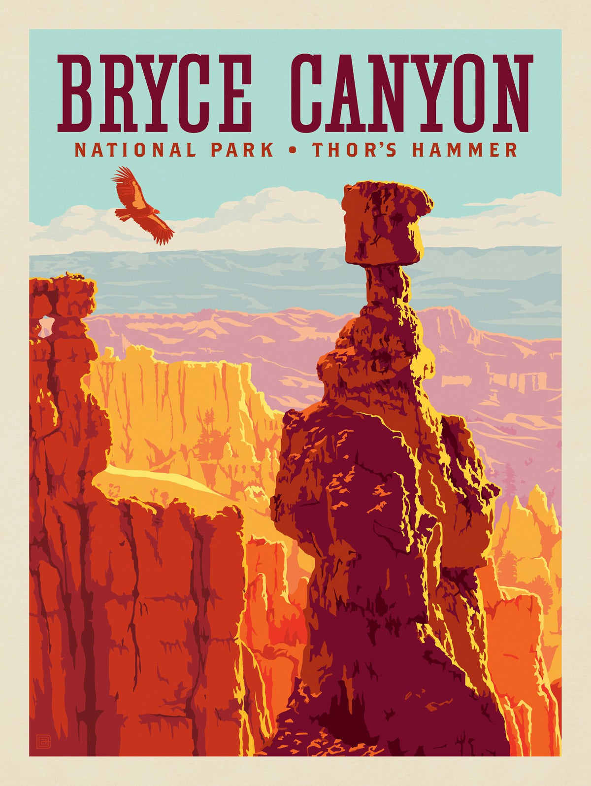 Bryce Canyon National Park: Thor's Hammer - Puzzle - Artwork