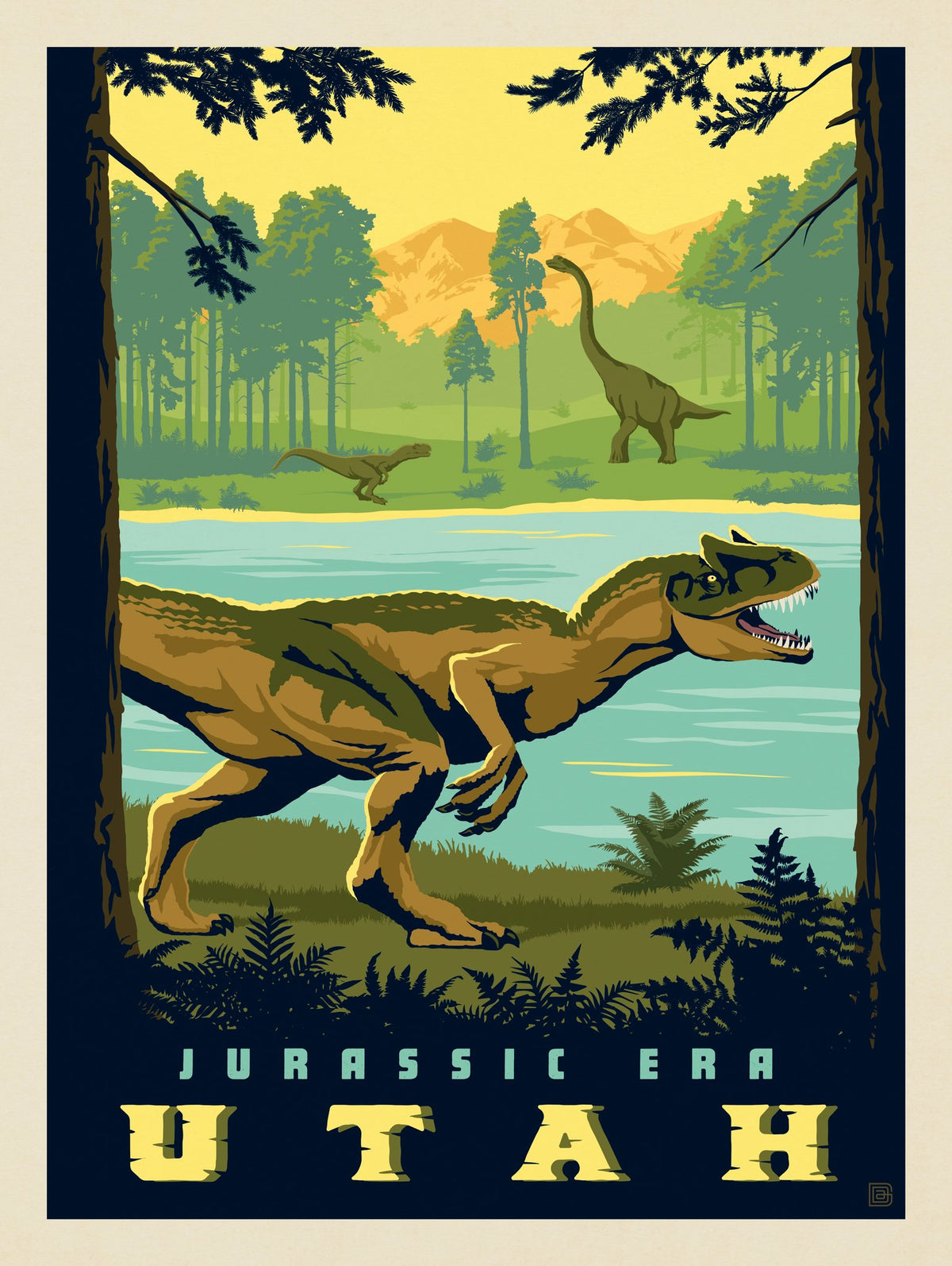 Utah: In The Jurassic Era - Puzzle - Artwork