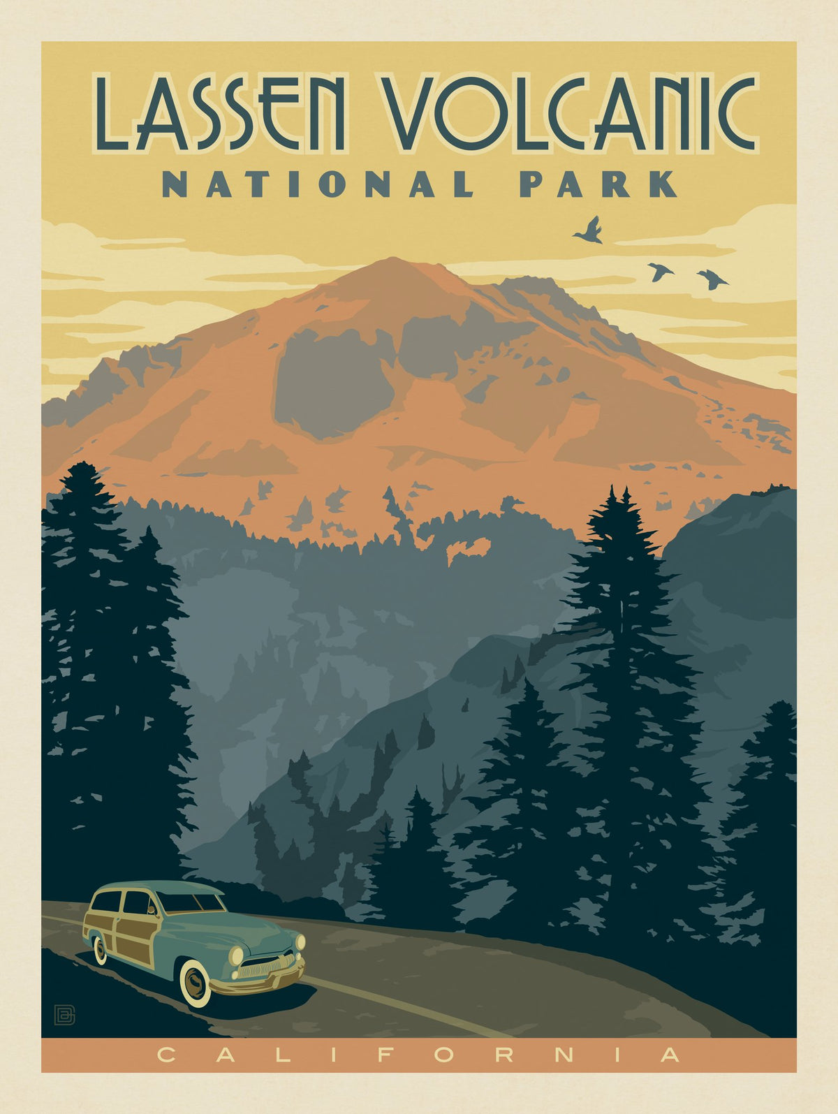 Lassen Volcanic - Puzzle - Artwork