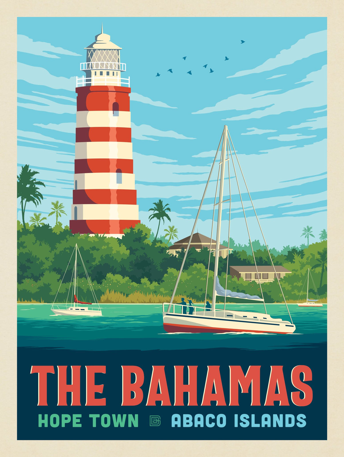 The Bahamas: Hope Town (Abaco Islands) - Puzzle - Artwork