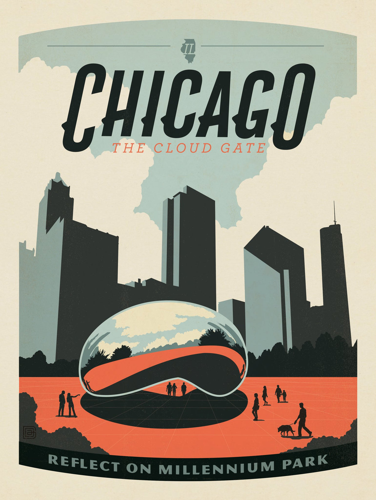 Chicago: Millennium Park - Puzzle - Artwork