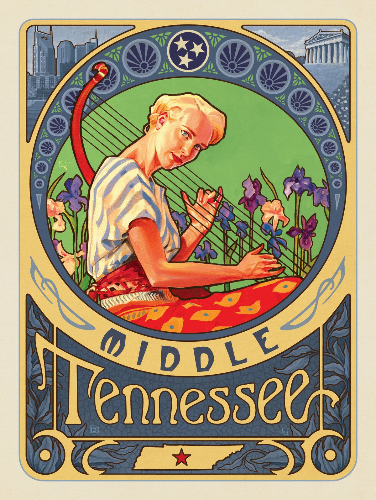 Three Graces: 2 Middle Tennessee - Puzzle - Artwork
