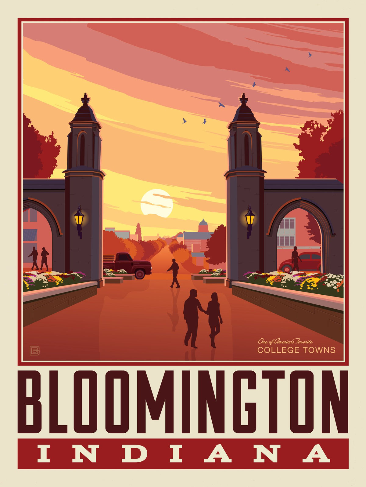 American College Towns: Bloomington, IN - Puzzle - Artwork