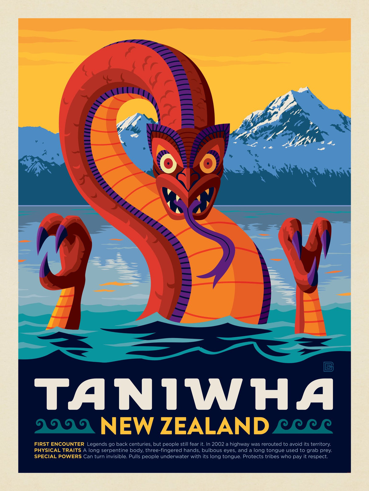 Mythical Creatures: Taniwha (New Zealand) - Puzzle - Artwork