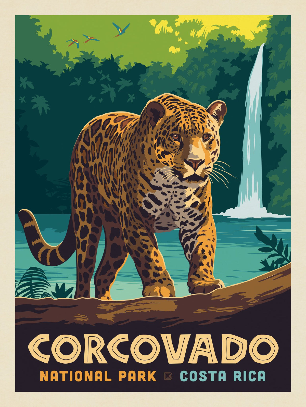 Costa Rica: Corcovado National Park - Puzzle - Artwork