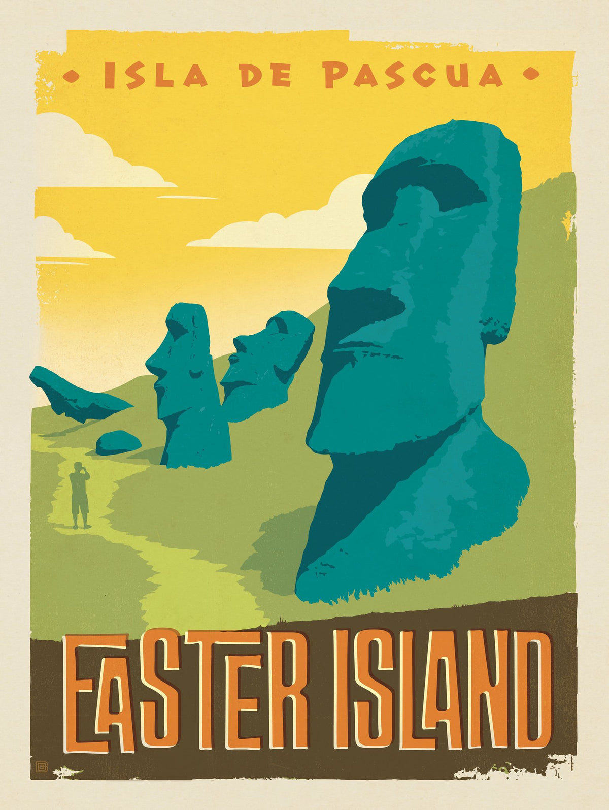 Chile: Easter Island - Puzzle - Artwork