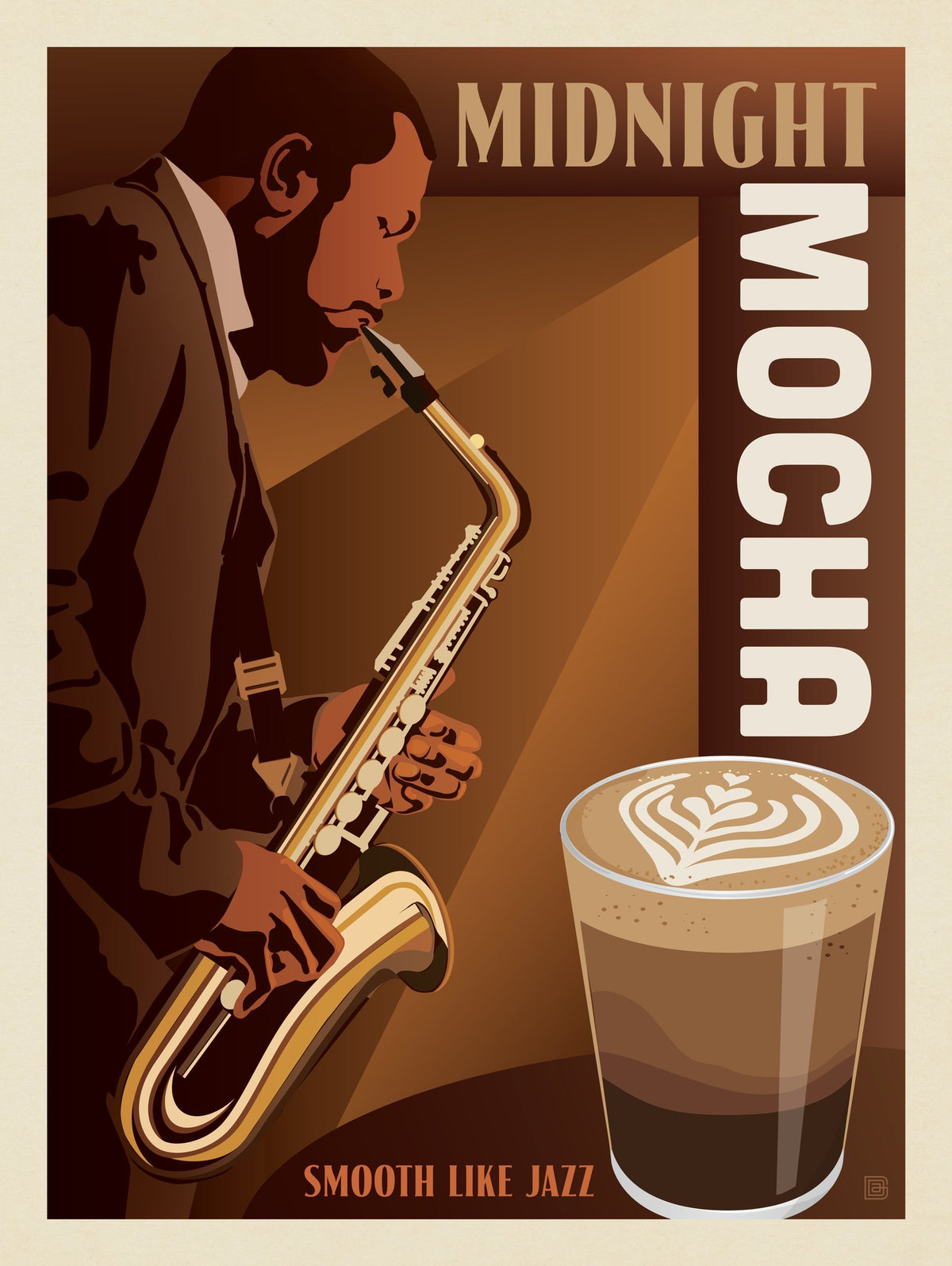 Midnight Mocha Jazz - Puzzle - Artwork