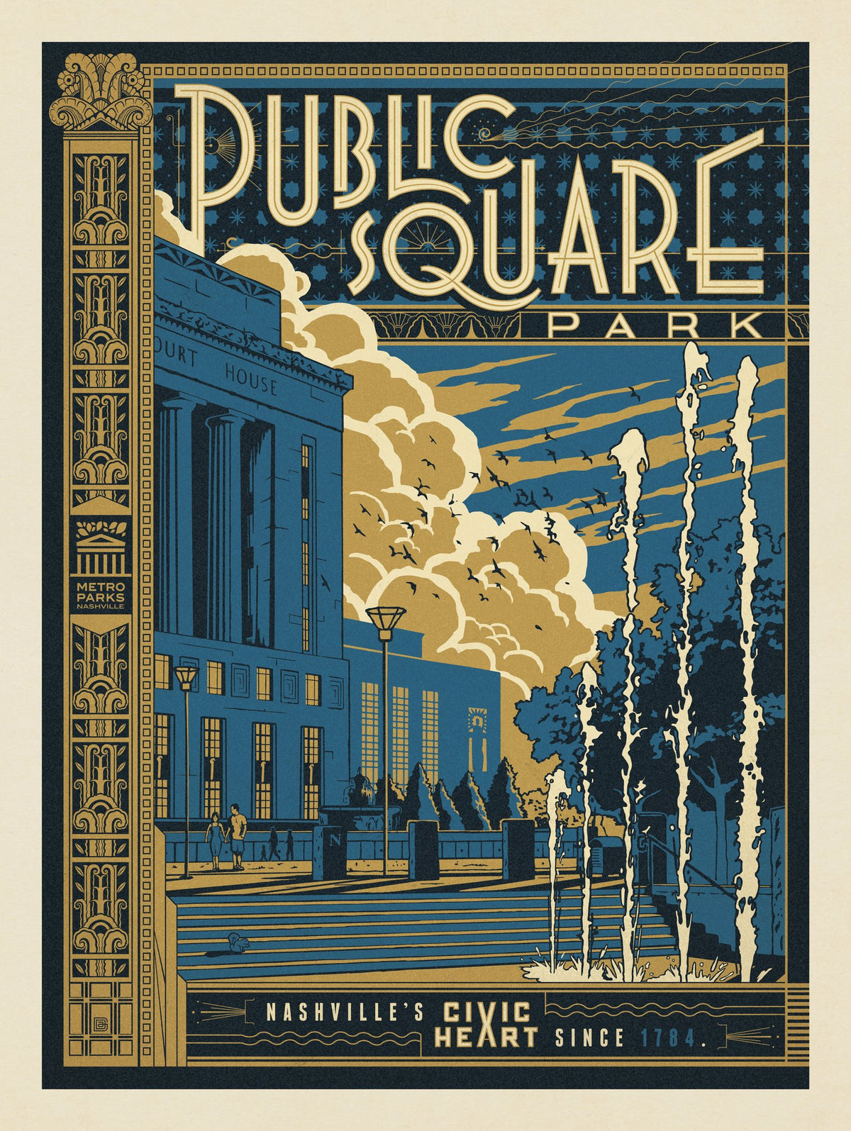 Metro Parks: Public Square - Puzzle - Artwork