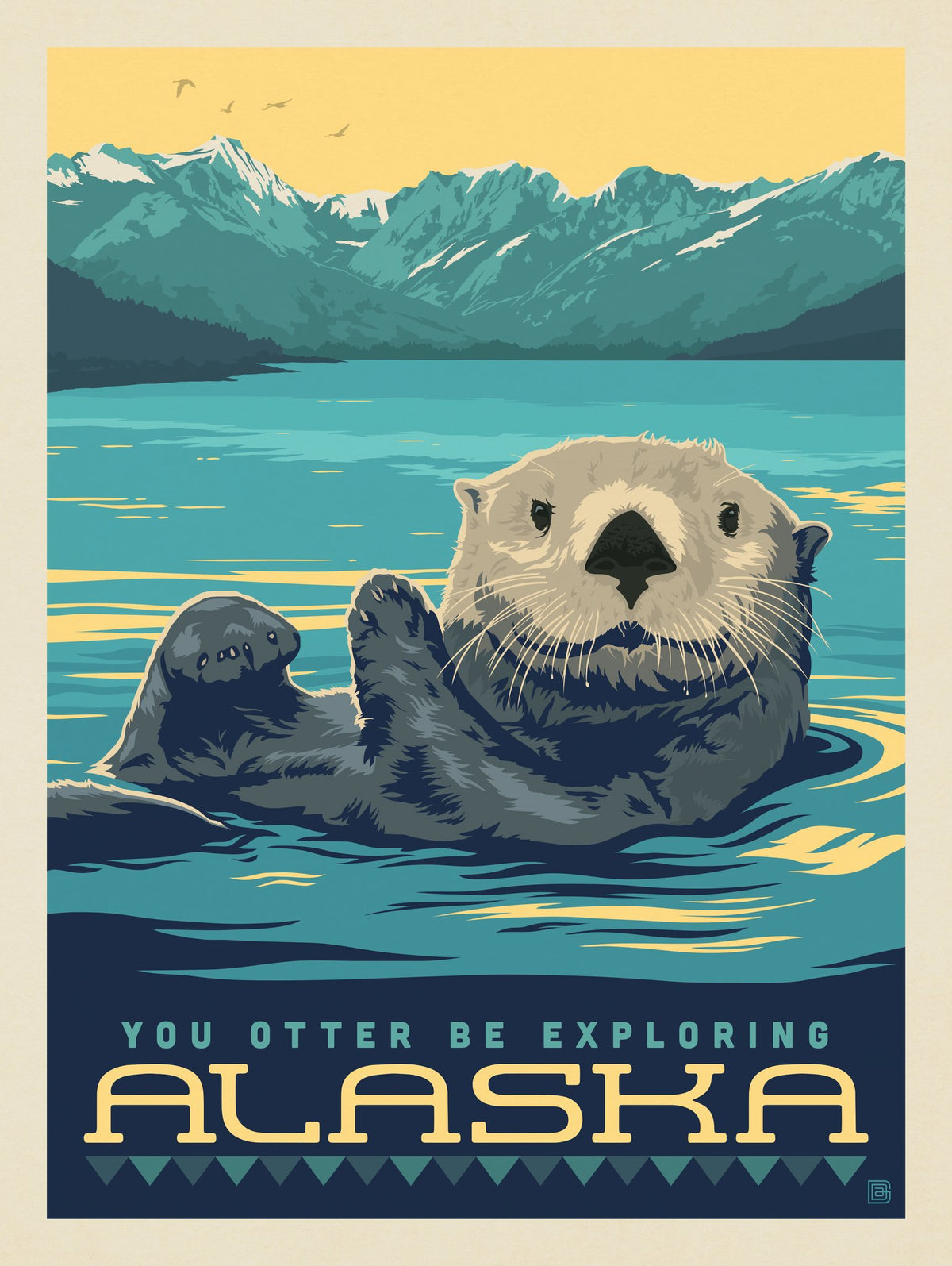 Alaska: Otter - Puzzle - Artwork