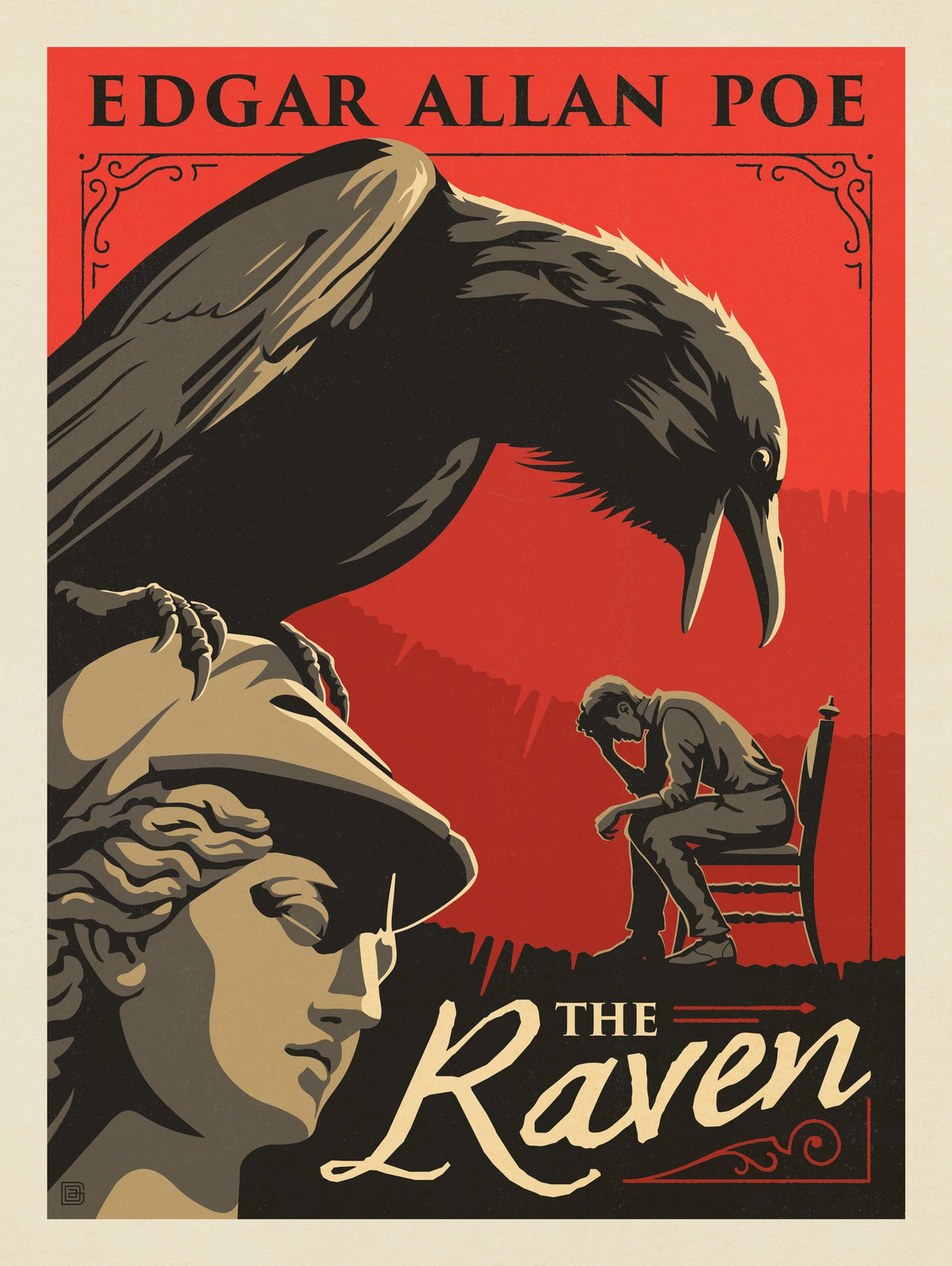 The Raven: Edgar Allan Poe - Puzzle - Artwork