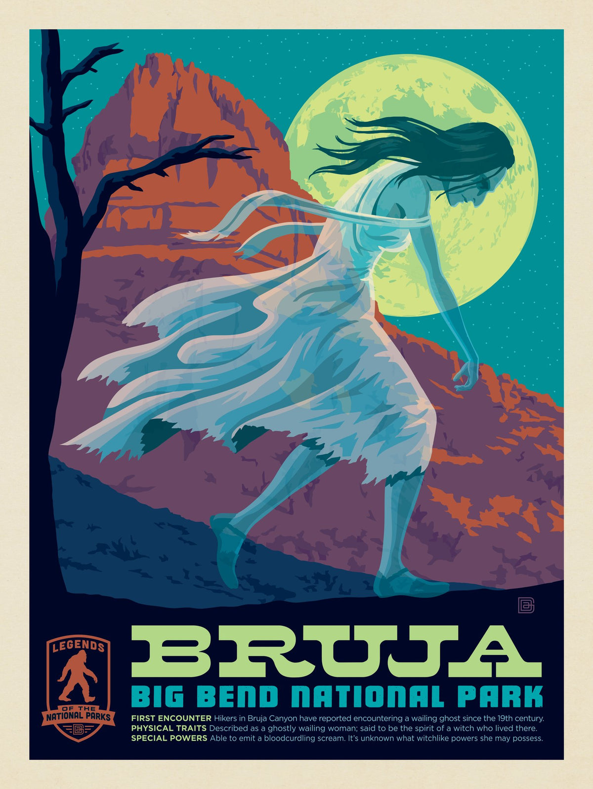 Legends Of The National Parks: Big Bend's Bruja - Puzzle - Artwork