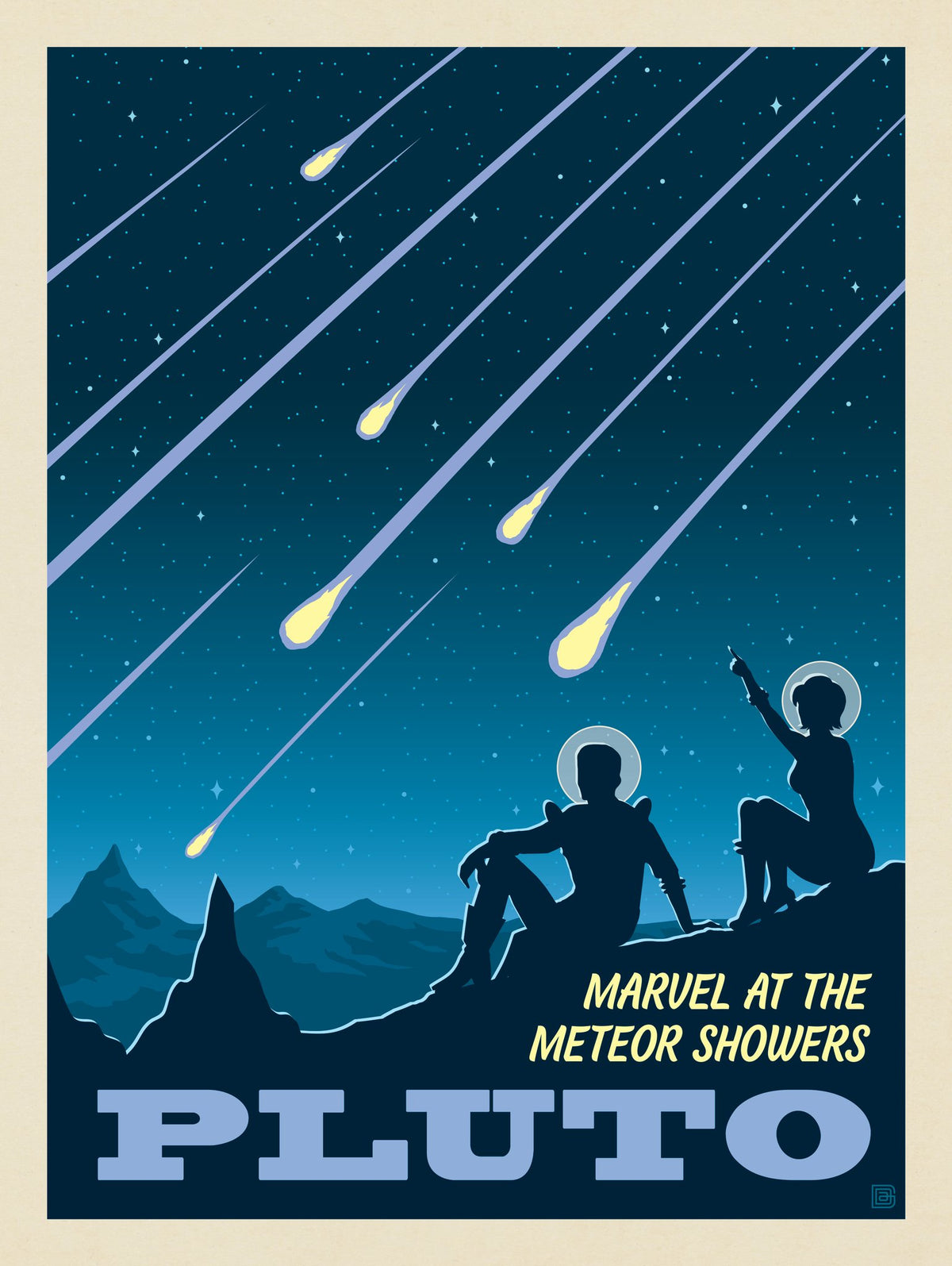 Pluto: Meteor Showers - Puzzle - Artwork