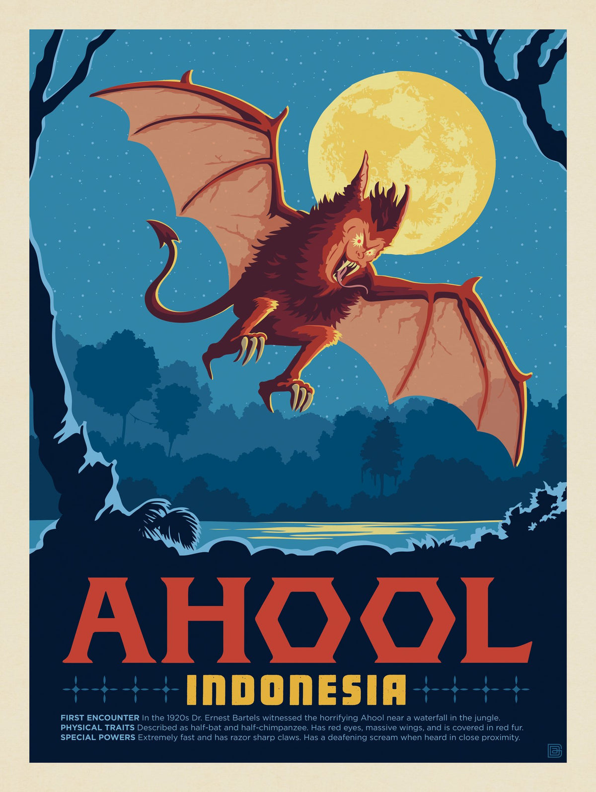 Mythical Creatures: Ahool (Indonesia) - Puzzle - Artwork