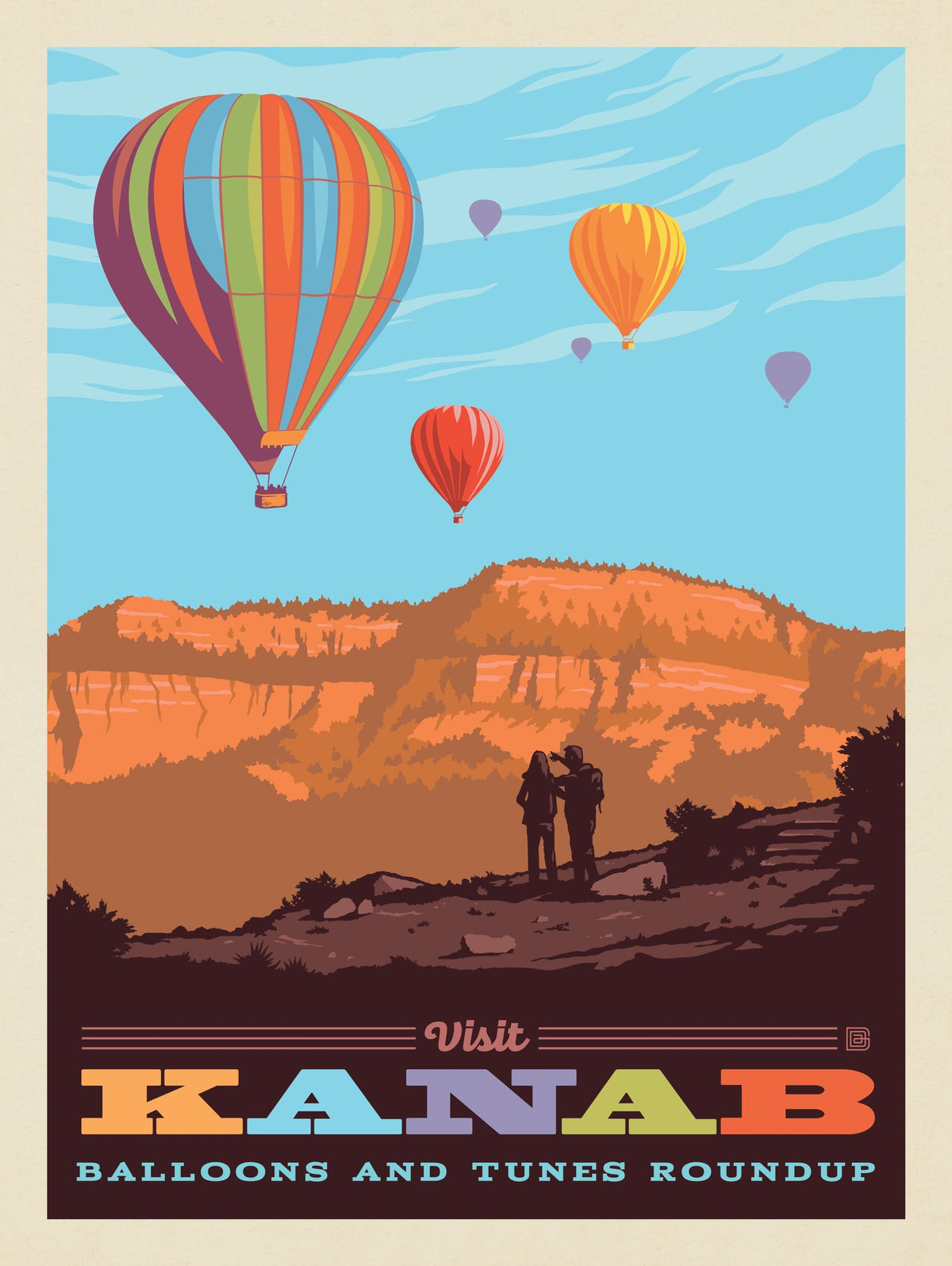 Kanab, Utah: Balloons And Tunes Roundup - Puzzle - Artwork