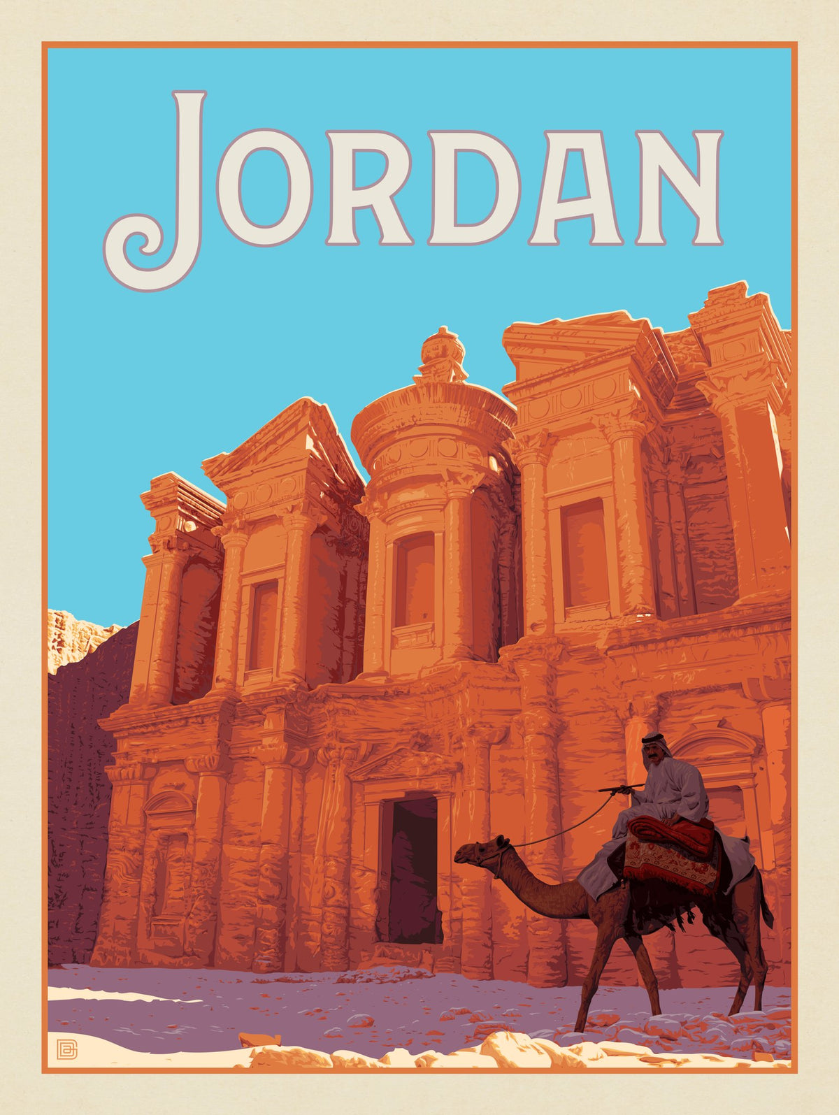 Jordan: Petra-Camel - Puzzle - Artwork