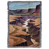 Woven Throw Blanket: (Vertical) Canyonlands National Park