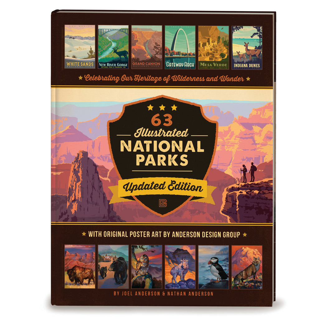National Park Lover's Bundle: Beyond The National Parks & 63 Illustrated NP HARD COVER Books