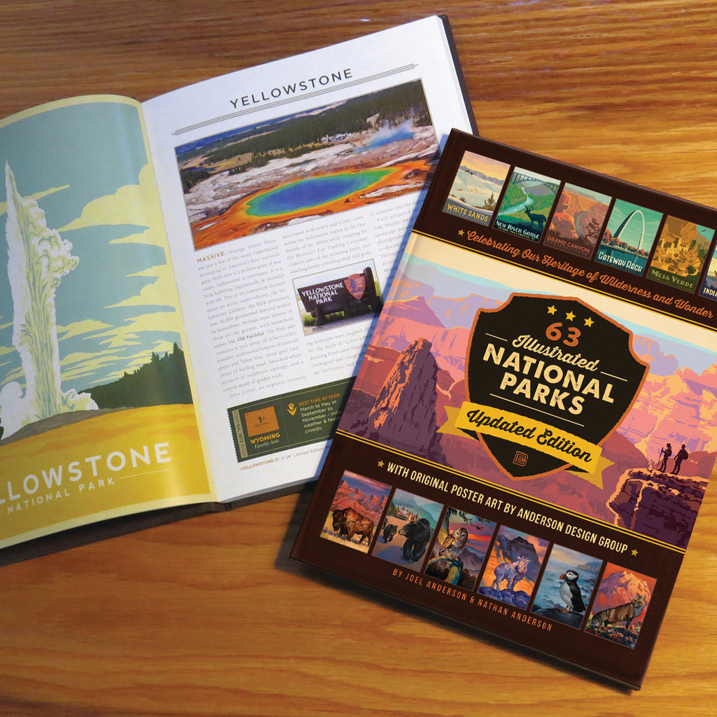 National Park Lover's Bundle: Beyond The National Parks & 63 Illustrated NP HARD COVER Books