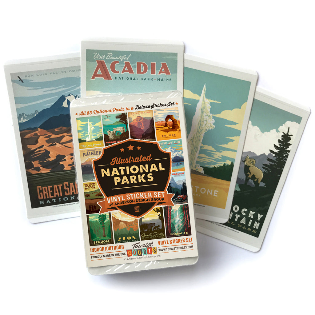 Nps Sticker Book STICKERS: 63-Piece National Parks Set - Anderson Design Group